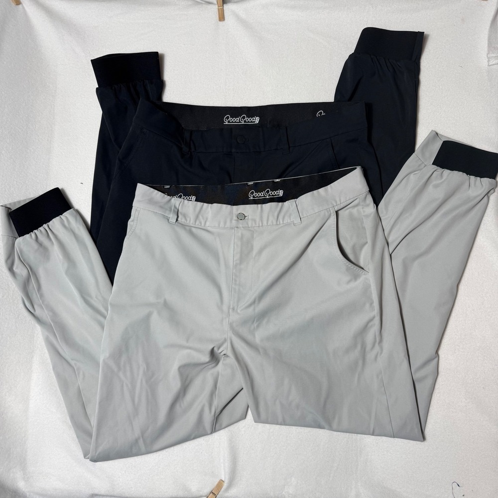 Good Good Performance Joggers Men Pants 36 Black Grey‎ Good Tapered Bundle